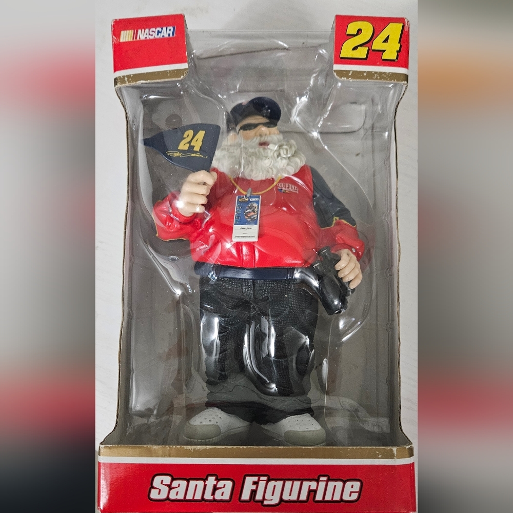 Jeff Gordon  Santa figurine